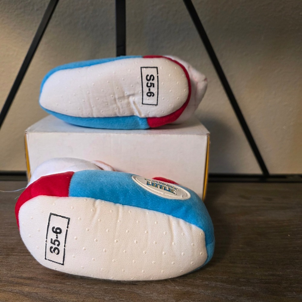 VTG RARE Stuart Little Plush‎ Slippers Kids Size S5-6 Columbia TriStar - Picture 5 of 6